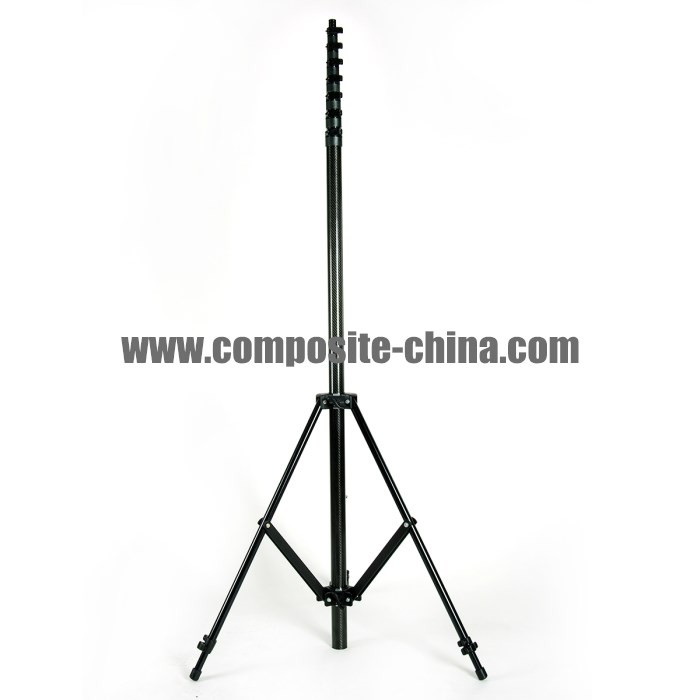 Asta di ispezione telescopica in fibra di carbonio durevole