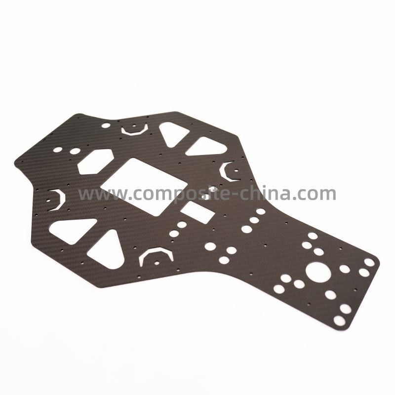 Fogli in fibra di carbonio lavorati